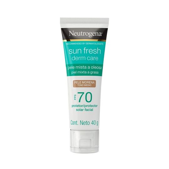 Protector Solar Facial Sun Fresh Derm Care FPS 70 - Neutrogena